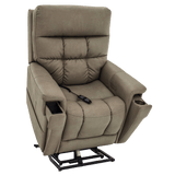 Partially Lifted Dove Color Pride Mobility VivaLift Ultra PLR-4955 Power Lift Chair