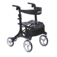 Drive Medical Nitro Elite Carbon Fiber Rollator Angled View