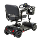 Drive Medical Phoenix LT 4-Wheel Travel Scooter Rear Angled View