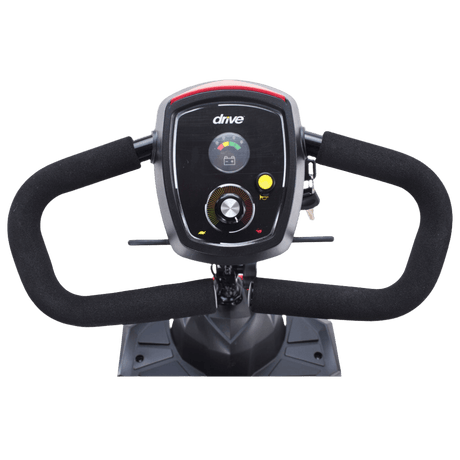 Drive Medical Scout 3-Wheel Compact Travel Power Scooter Handlebar Control