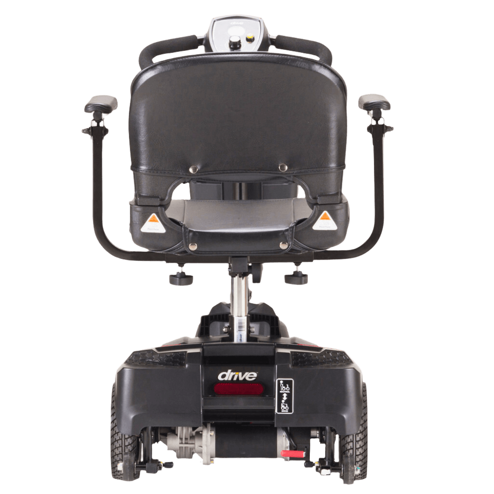 Drive Medical Scout 3-Wheel Compact Travel Power Scooter Rear View