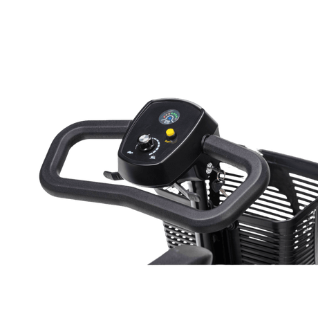 Drive Medical Scout LT 4-Wheel Compact Travel Power Scooter Handlebar Controls
