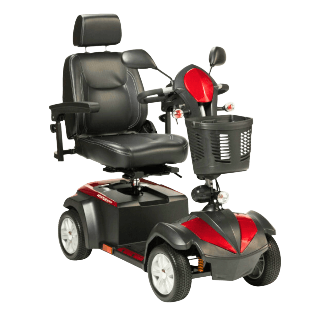 Drive Medical Ventura 4-Wheel Mobility Scooter Angled View