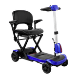 Drive Medical Zoome Auto-Flex Folding Travel Scooter Angled View