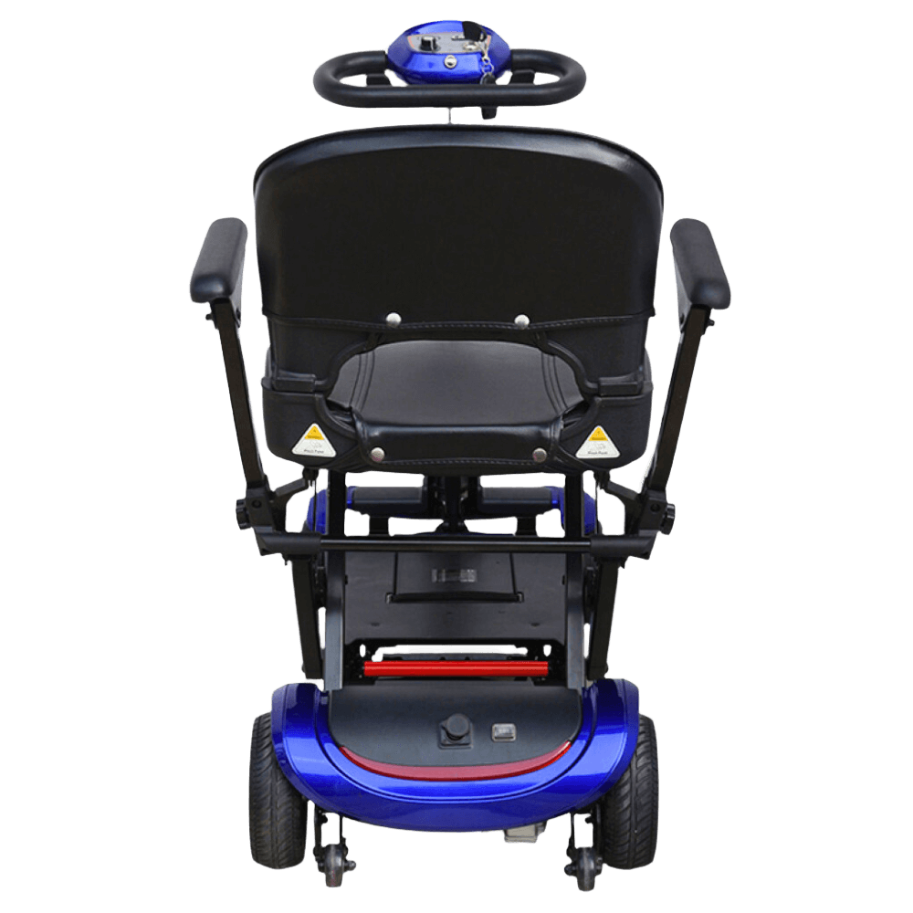 Drive Medical Zoome Auto-Flex Folding Travel Scooter Rear View