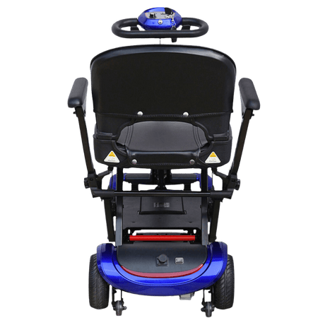 Drive Medical Zoome Auto-Flex Folding Travel Scooter Rear View