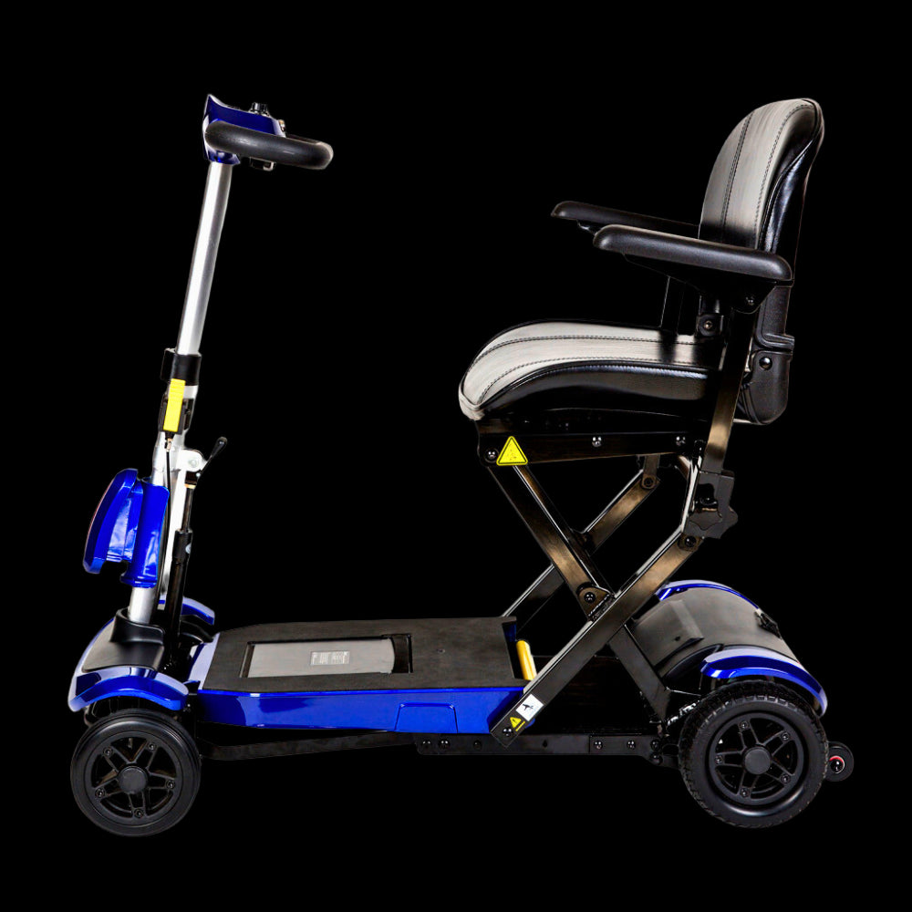 Drive Medical Zoome Auto-Flex Folding Travel Scooter Side View