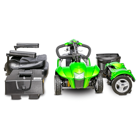 Pearl Green EV Rider CityCruzer 4 Wheel Mobility Scooter 5 Parts