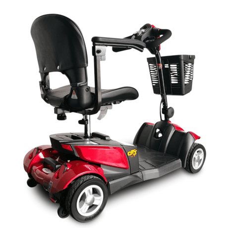 Red EV Rider CityCruzer 4 Wheel Mobility Scooter - Rear View