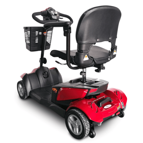Red EV Rider CityCruzer 4 Wheel Mobility Scooter - Rear View