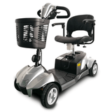 Silver EV Rider CityCruzer 4 Wheel Mobility Scooter - Angled View