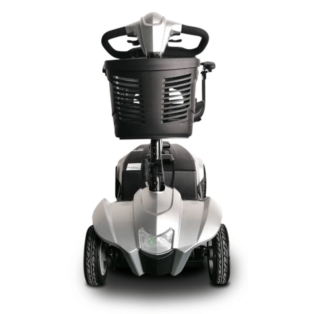 Silver EV Rider CityCruzer 4 Wheel Mobility Scooter - Front View
