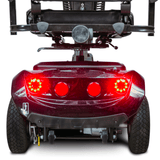 Red EV Rider CityRider 4 Wheel Mobility Scooter - Rear Close-up View