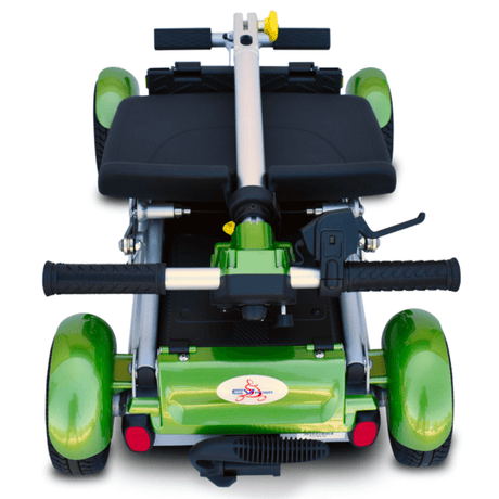 Pearl Green EV Rider Gypsy Q2 Foldable Lightweight Mobility Scooter Folded
