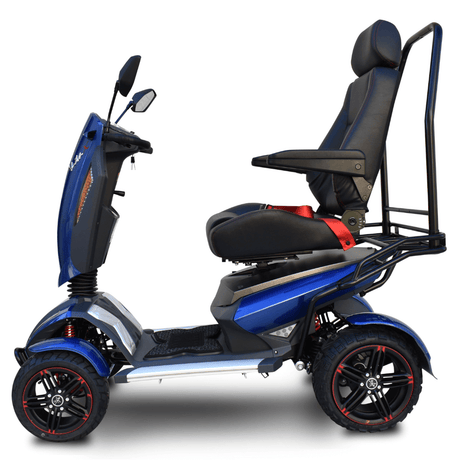 Blue EV Rider Heartway S12X Vita Monster Mobility Scooter - Side View