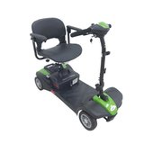 Pearl Green MiniRider Lite Portable Mobility Scooter Open Box - Angled View
