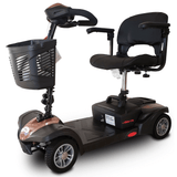 Rose Gold MiniRider Lite Portable Mobility Scooter Open Box - Angled View