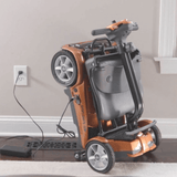 Jupiter Gold EV Rider Transport 4AF Automatic Folding Mobility Scooter Folded