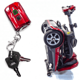 Remote Control and Folded EV Rider Transport AF+ Automatic Folding Mobility Scooter