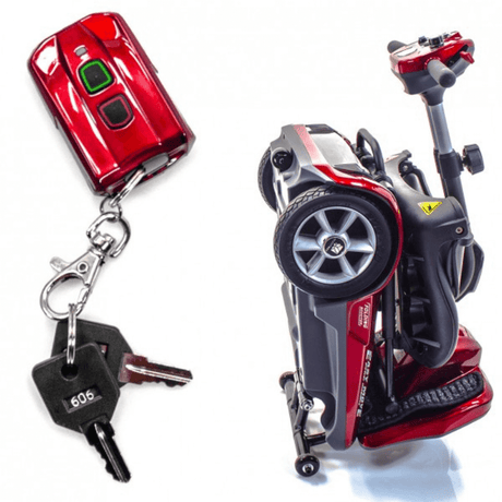 Remote Control and Folded EV Rider Transport AF+ Automatic Folding Mobility Scooter