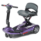 Plum EV Rider Easy Move Folding Travel Scooter Open Box - Angled View