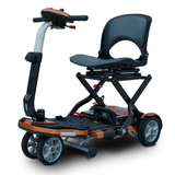 Copper EV Rider Transport Plus Foldable Mobility Scooter - Angled View