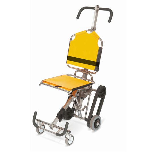 EVAC+CHAIR 700H Dual-Operator Medical Transport Chair - Angled View