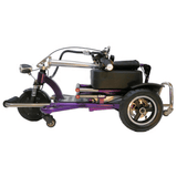 Enhance Mobility TRIAXE Sport T3045 Mobility Scooter Purple Folded View