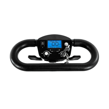Enhance Mobility Transformer 2 S3026 Automatic Folding Mobility Scooter Black Tiller Control View