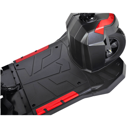 Foot Platform and Front Wheel Section of the Drive Medical Ventura 3-Wheel Mobility Scooter