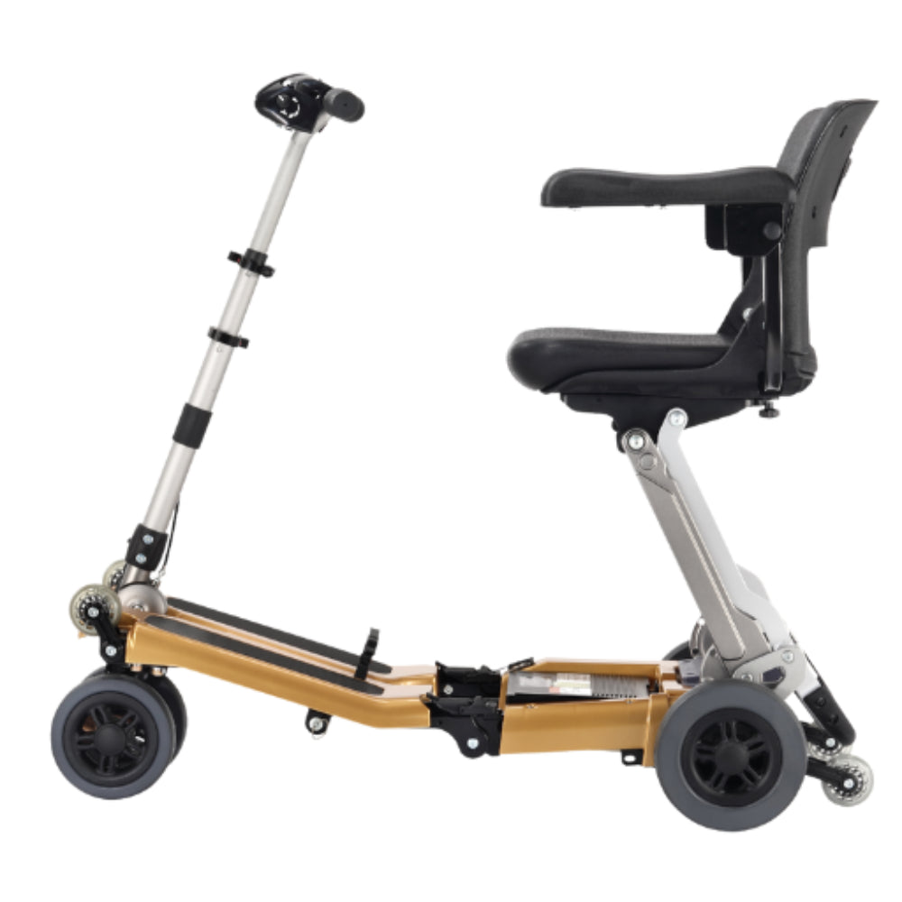 FreeRiderUSA Luggie Golden Elite Folding 4-Wheel Scooter-My Perfect Scooter