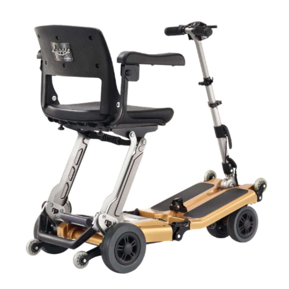 FreeRiderUSA Luggie Golden Elite Folding 4-Wheel Scooter-My Perfect Scooter