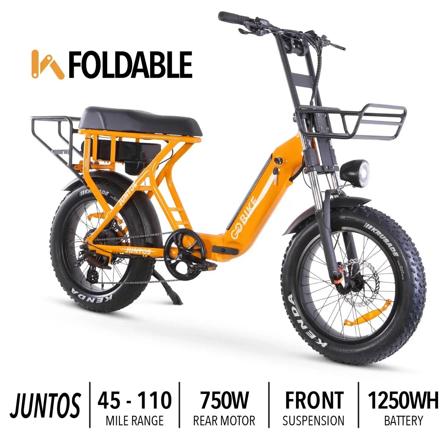 GOBIKE JUNTOS Step-Through Foldable Lightweight Electric Bike-My Perfect Scooter