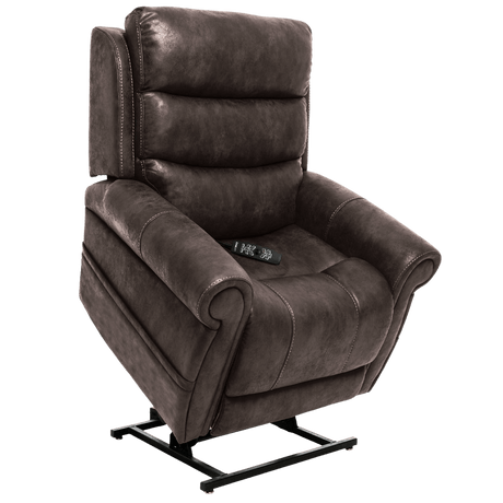 Partially Lifted Astro Grey Pride Mobility VivaLift Tranquil 2 PLR-935 Lift Chair