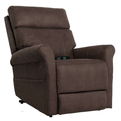 Gun Metal Color Pride Mobility VivaLift Urbana 2 PLR-965 Lift Chair in Seated Position