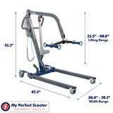 Protekt 600 Hoyer Electric Patient Lift (600 lb. Capacity)
