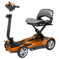 Jupiter Gold EV Rider Auto Fold Transport 4AF Mobility Scooter - Open Box Angled View