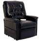 Lexis Sta Kleen Black Pride Mobility Heritage LC-358 Lift Chair Angled Front View