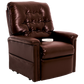 Lexis Sta Kleen Chestnut Pride Mobility Heritage LC-358 Lift Chair Angled Front View