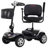 Adjusted Chair Metro Mobility M1 Limited Edition Travel Mobility Scooter - Angled View