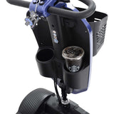  Dark Purple Metro Mobility Max Plus Indoor & Outdoor Mobility Scooter - Cup Holder View