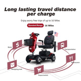 Metro Mobility Max Plus Indoor & Outdoor Mobility Scooter Range Display