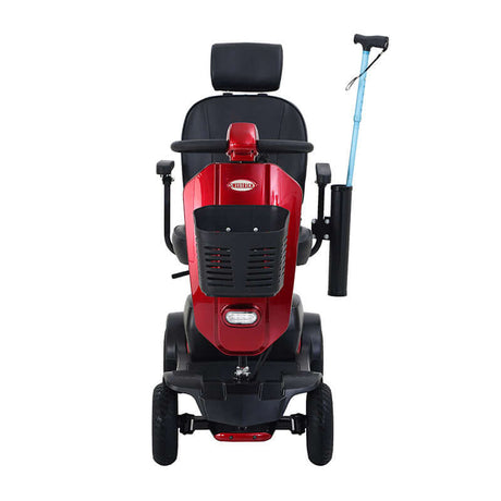 Red Metro Mobility Max Plus Indoor & Outdoor Mobility Scooter - Front View