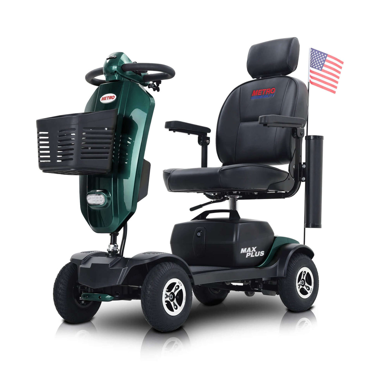 Emerald Metro Mobility Max Plus Indoor & Outdoor Mobility Scooter - Angled View