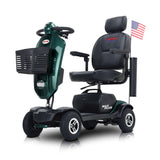 Emerald Metro Mobility Max Plus Indoor & Outdoor Mobility Scooter - Angled View
