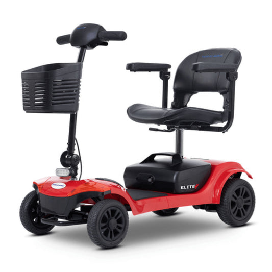 Red Metro Mobility Waycare Elite4 - Angled View