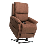 Partially Lifted Saville Brown Pride Mobility Vivalift Metro 2 PLR-925 Lift Chair