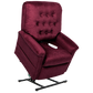 Partially Lifted Black Cherry Pride Mobility Heritage LC-358 Lift Chair 