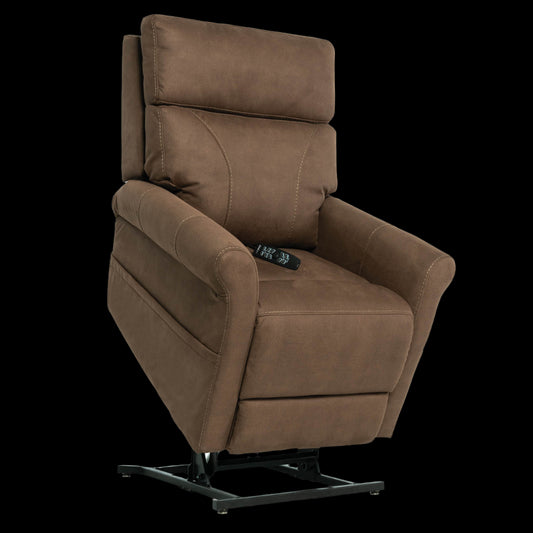 Partially Lifted Granite Color Pride Mobility VivaLift Urbana 2 PLR-965 Lift Chair