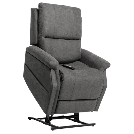 Partially Lifted Gray Pride Mobility Vivalift Metro 2 PLR-925 Lift Chair 